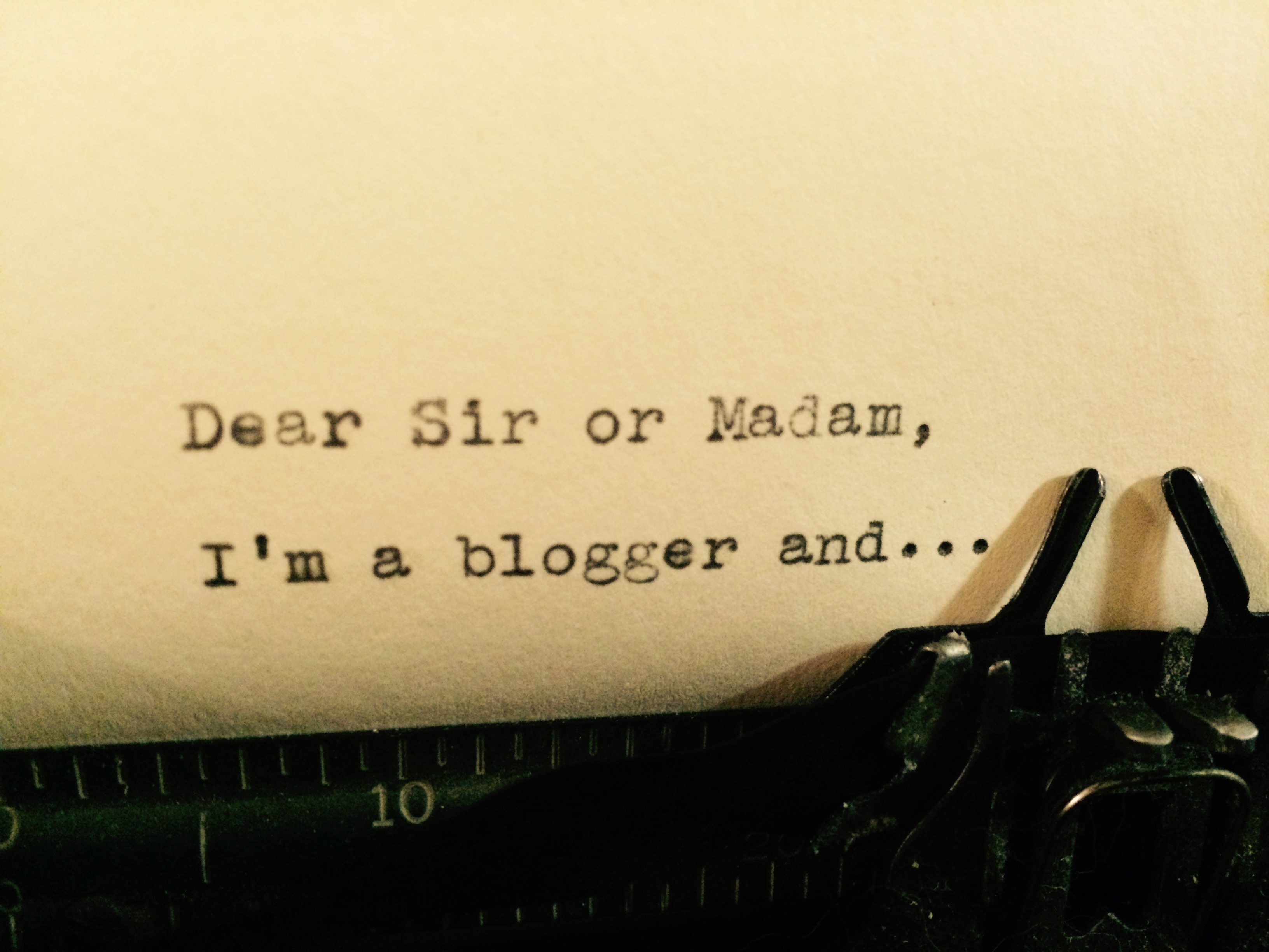 How Bloggers SHOULD Approach Brands, but don’t.