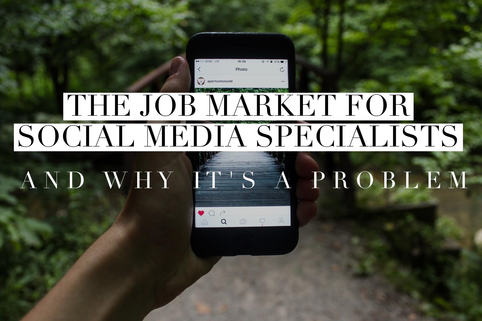 The Job Market for Social Media Specialists – and why it’s a problem