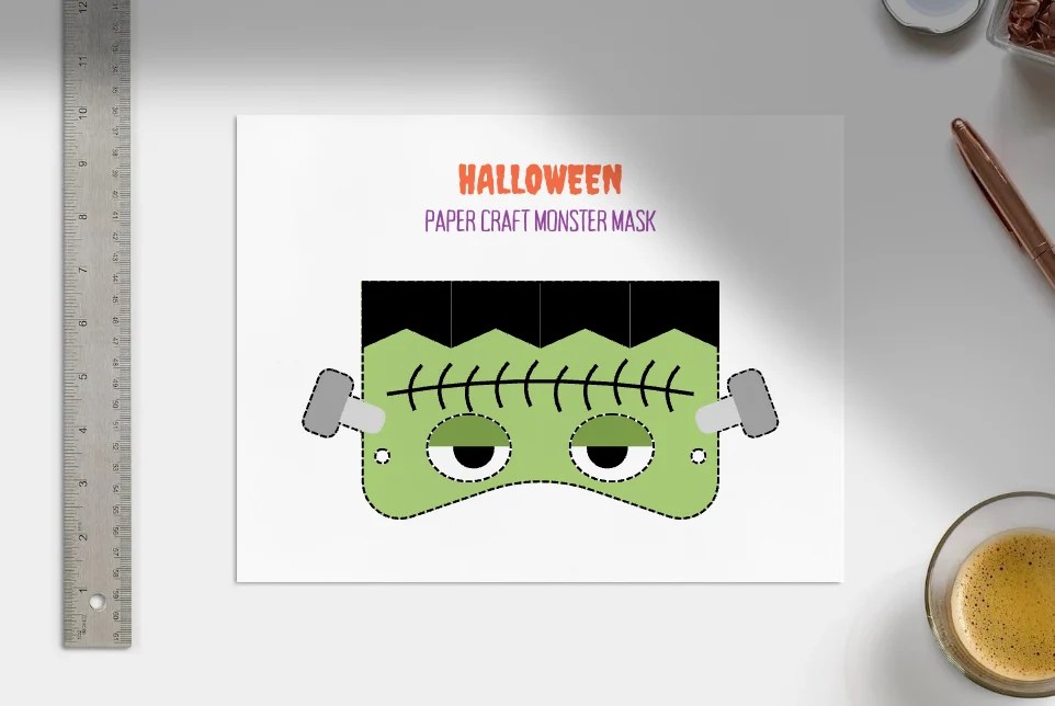 halloween printables, crafts, downloadable halloween masks, home school activities