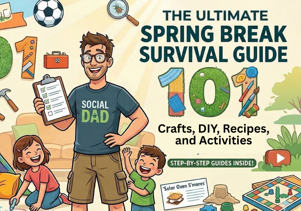 spring break activities for kids, spring crafts for kids, spring break ideas Canada, DIY spring crafts, indoor activities spring break, outdoor spring activities kids, spring break 2025 kids, easy kids crafts spring, spring sensory play, spring break boredom busters