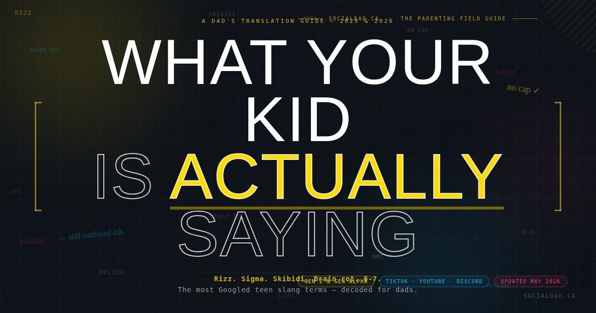 Teen Slang Decoded: What Your Kid Is Actually Saying in 2025 and 2026