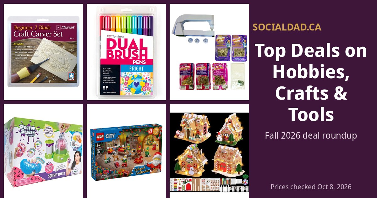 Top Deals on Hobbies, Crafts & Tools: 12 Picks Worth Grabbing This Fall